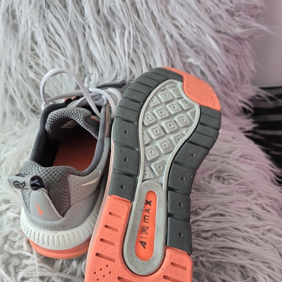 Nike AIR MAX Genome  Gray and Orange Sneakers - Picture 8 of 12